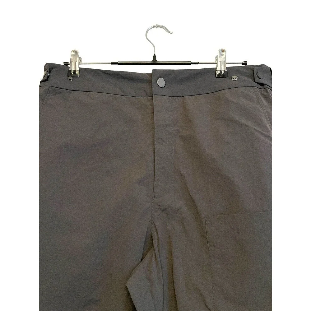 NWT Dept. Anonym Nylon Tech Performance Pants Men Size Large Gray‎ Outdoor Ankle